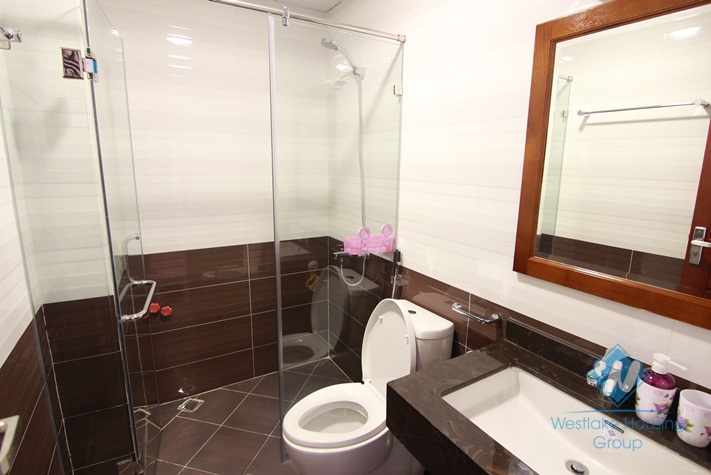 Good quality apartment with 02 bedrooms for rent in Truc Bach area, Ba Dinh District